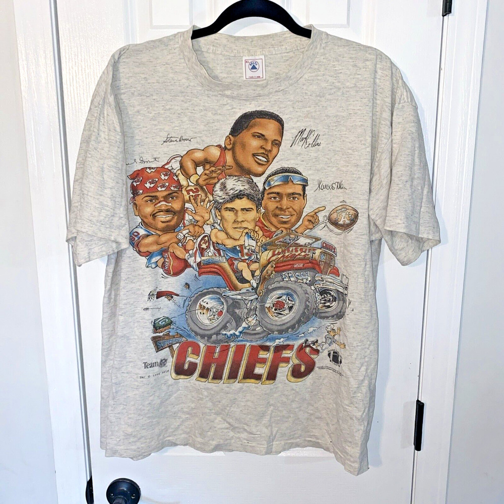 Vintage Kansas City Chiefs “To The Super-Bowl” 1994 T-Shirt Sz XL Single Stitch